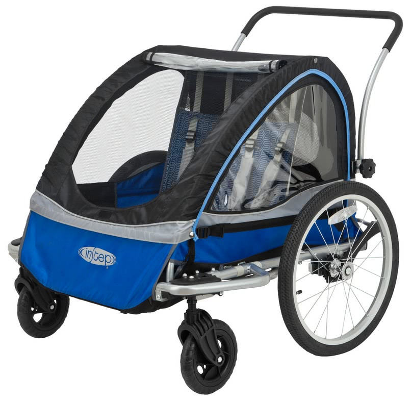 Instep 2 child online bike trailer